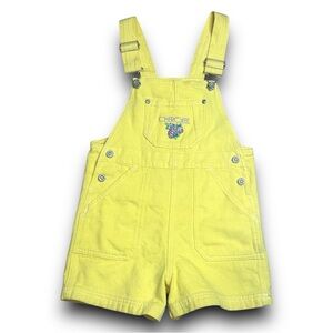CHEROKEEE YELLOW SHORTS OVERALLS (100% COTTON)